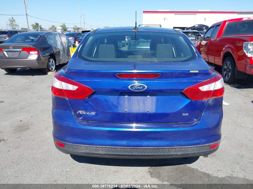 2012 Ford Focus Se VIN: 1FAHP3F28CL362806 Lot: 39776234