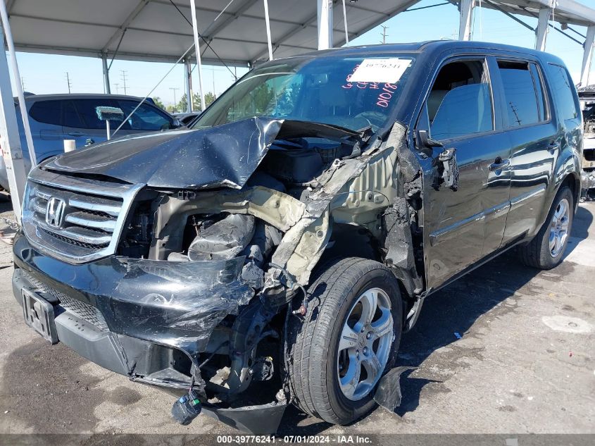 2013 Honda Pilot Ex-L VIN: 5FNYF3H53DB010189 Lot: 39776241