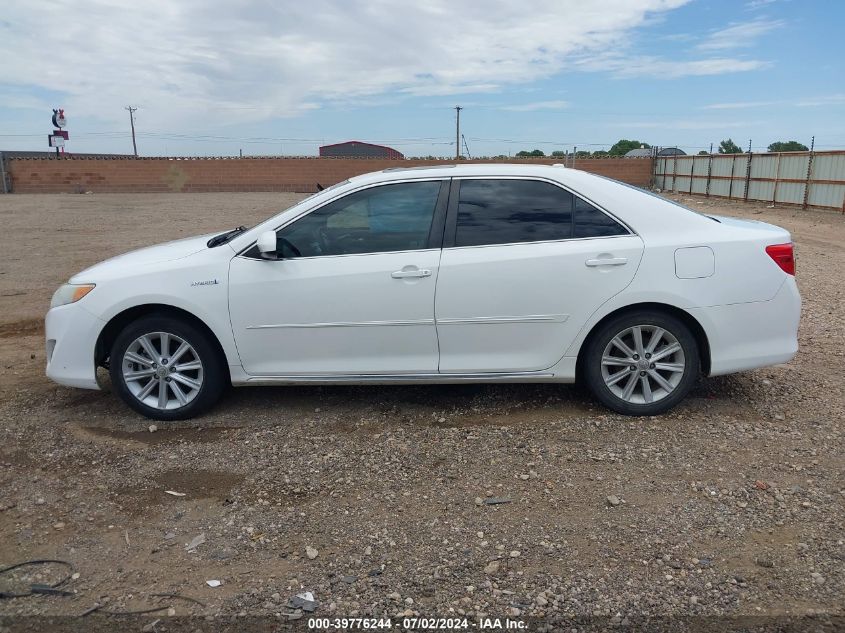 2012 Toyota Camry Hybrid Xle VIN: 4T1BD1FK1CU061927 Lot: 39776244