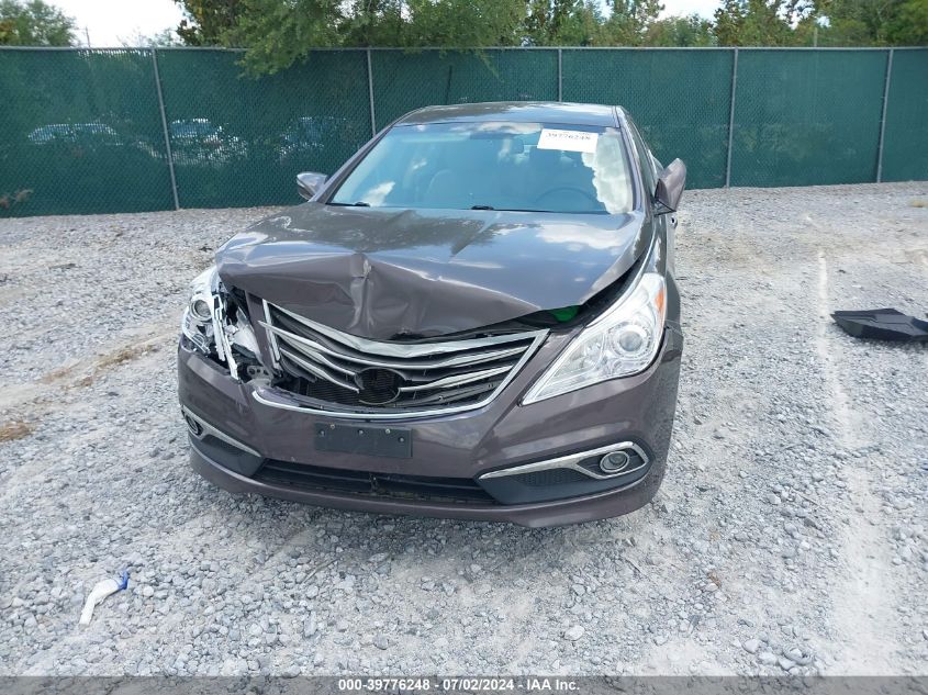 2015 Hyundai Azera VIN: KMHFG4JG0FA453350 Lot: 39776248