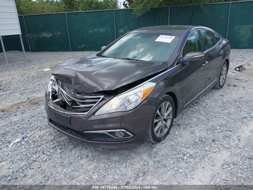 2015 Hyundai Azera VIN: KMHFG4JG0FA453350 Lot: 39776248