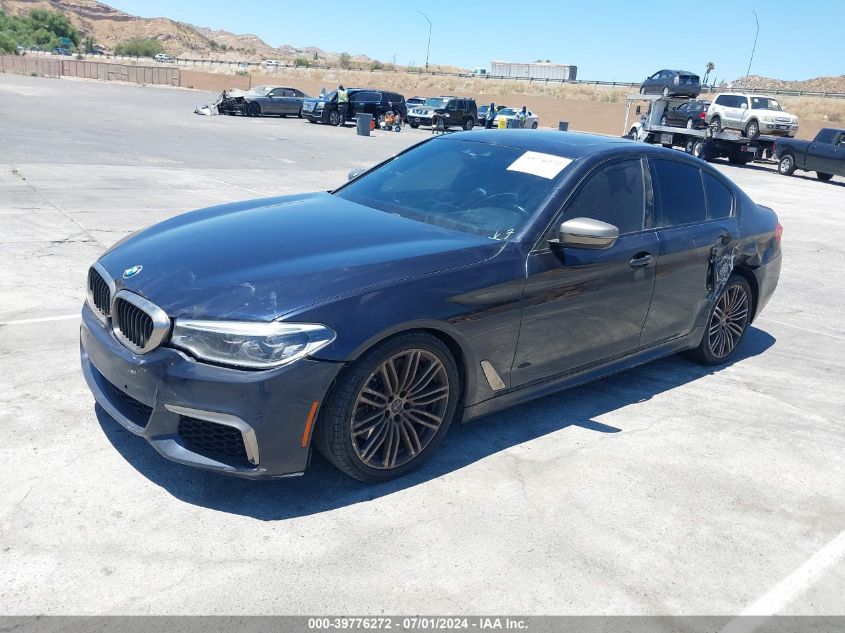 2019 BMW M550I xDrive VIN: WBAJB9C56KB464683 Lot: 39776272