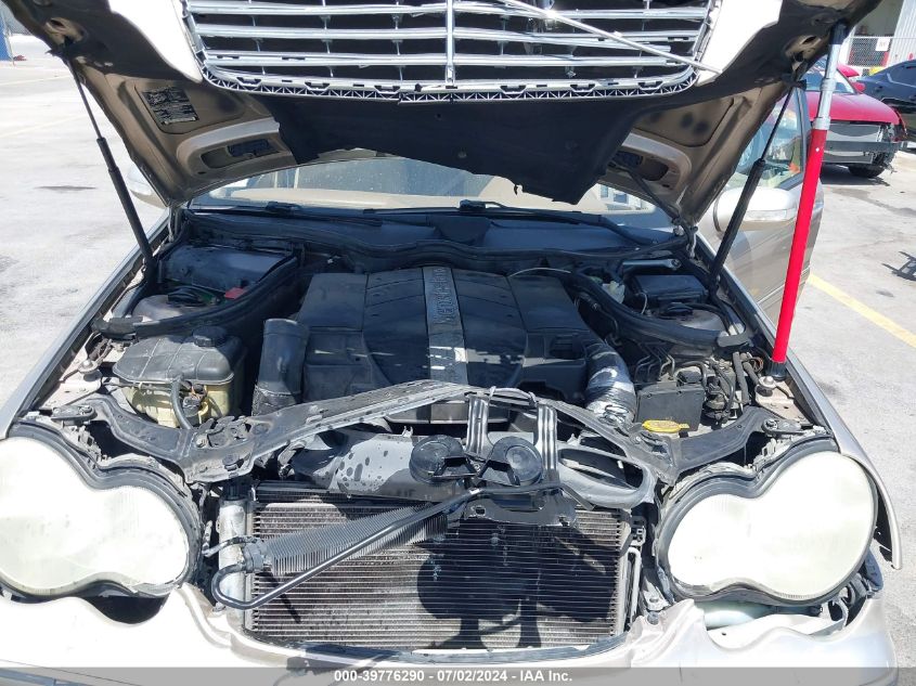 2003 Mercedes-Benz C 240 VIN: WDBRF61J83A489597 Lot: 39776290