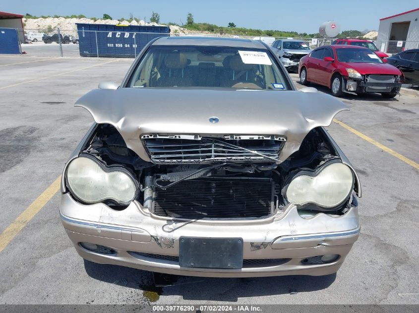 2003 Mercedes-Benz C 240 VIN: WDBRF61J83A489597 Lot: 39776290