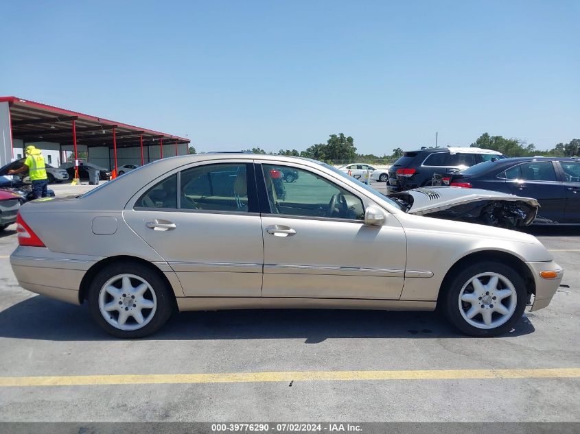 2003 Mercedes-Benz C 240 VIN: WDBRF61J83A489597 Lot: 39776290