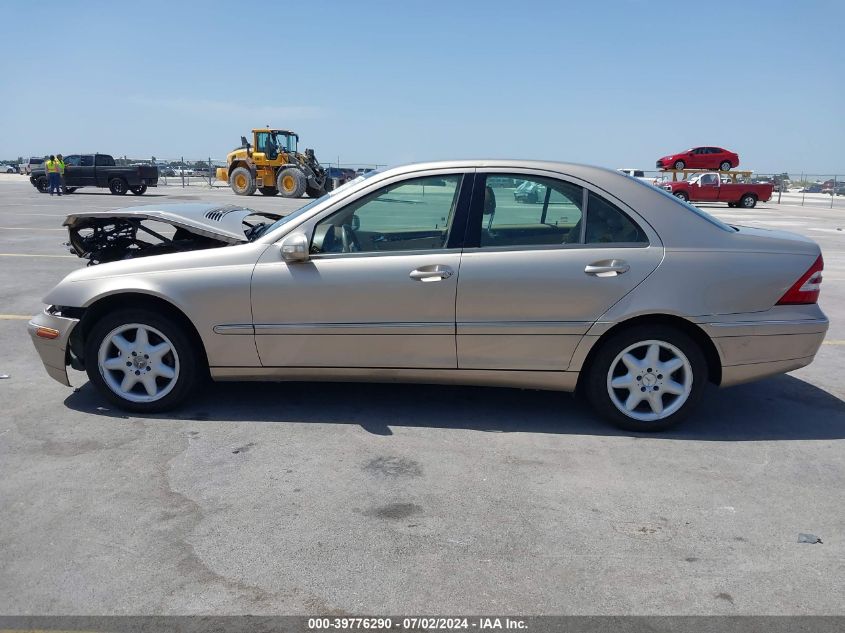 2003 Mercedes-Benz C 240 VIN: WDBRF61J83A489597 Lot: 39776290