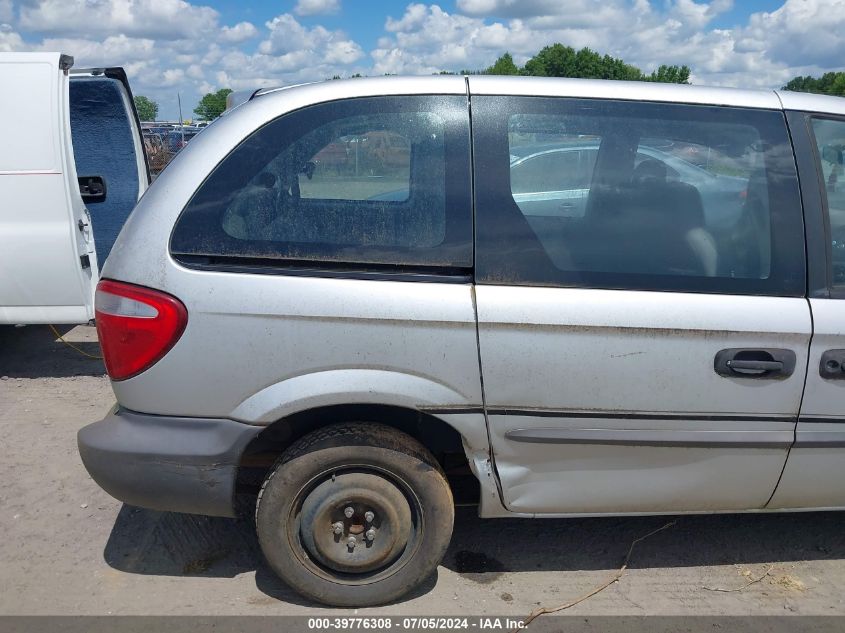 2002 Dodge Caravan Se VIN: 1B4GP25B22B629070 Lot: 39776308