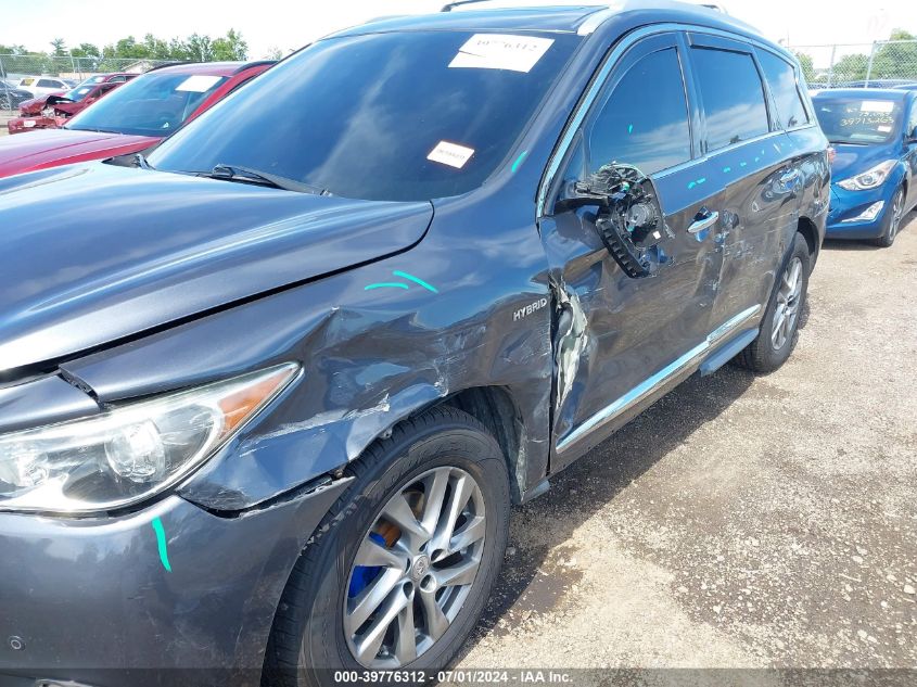 2014 Infiniti Qx60 Hybrid VIN: 5N1CL0MM1EC531811 Lot: 39776312