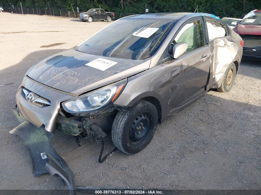 2014 Hyundai Accent Gls/Gs VIN: KMHCT4AE5EU670791 Lot: 39776313