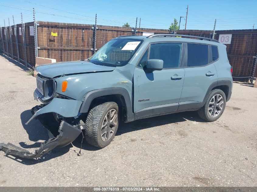 2017 Jeep Renegade Latitude 4X4 VIN: ZACCJBBB9HPF33233 Lot: 39776319