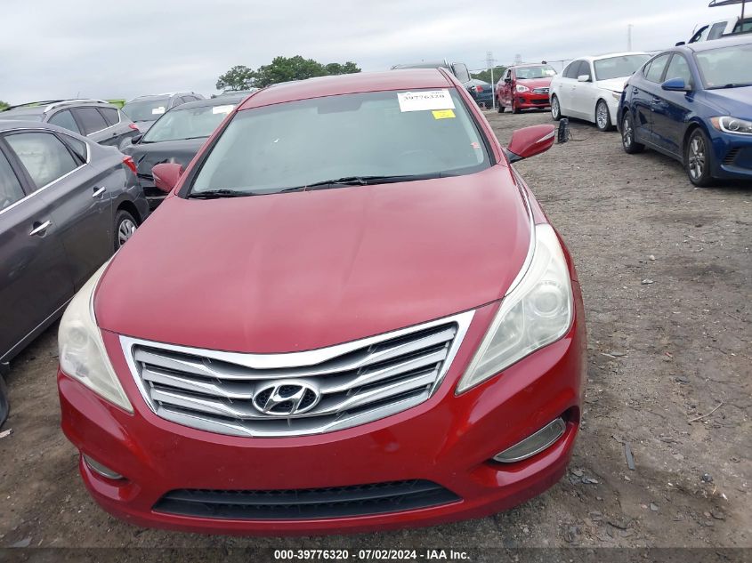 2013 Hyundai Azera VIN: KMHFG4JG1DA299230 Lot: 39776320