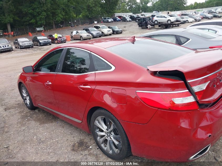 2013 Hyundai Azera VIN: KMHFG4JG1DA299230 Lot: 39776320