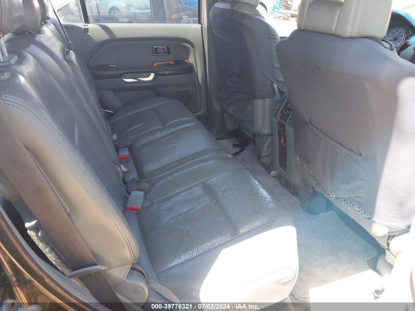 2005 Honda Pilot Ex-L VIN: 5FNYF18625B016600 Lot: 39776321