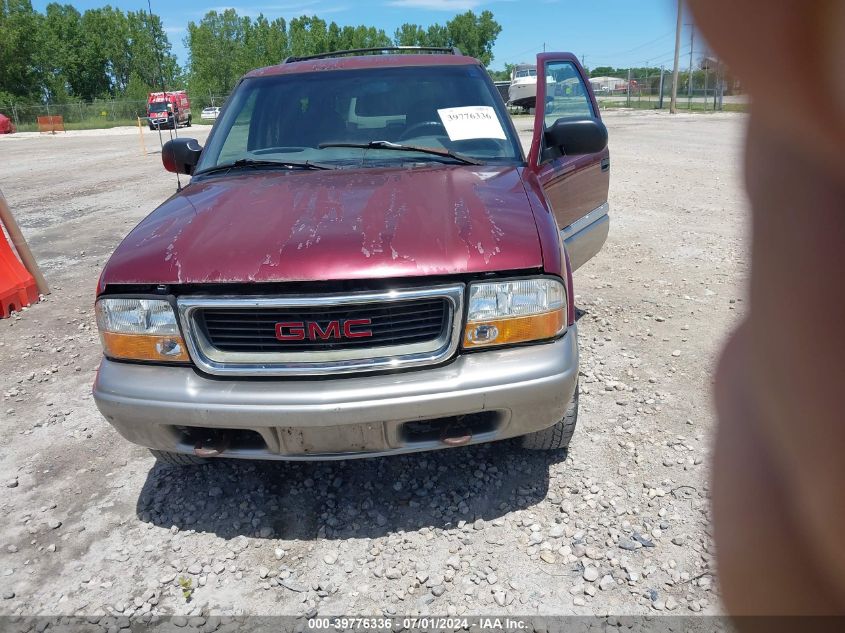 2000 GMC Jimmy Sle VIN: 1GKDT13W2Y2184005 Lot: 39776336