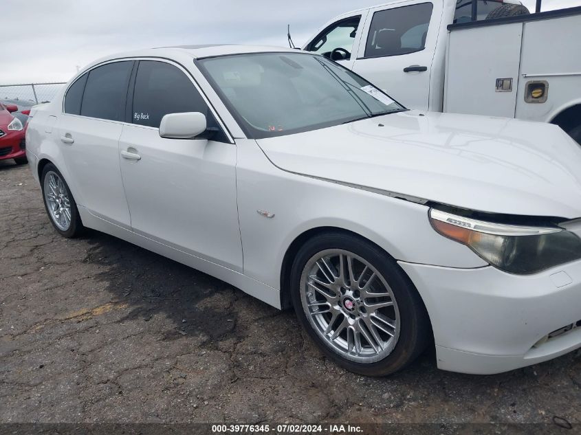 2007 BMW 530I VIN: WBANE73577CM47700 Lot: 39776345