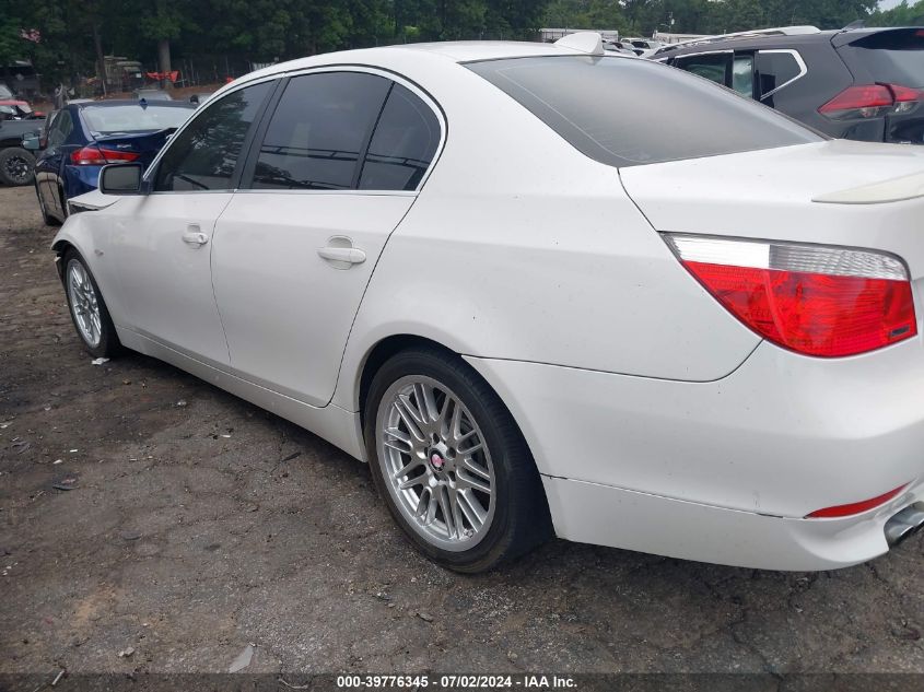 2007 BMW 530I VIN: WBANE73577CM47700 Lot: 39776345