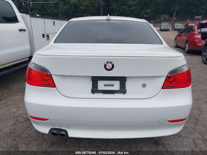 2007 BMW 530I VIN: WBANE73577CM47700 Lot: 39776345