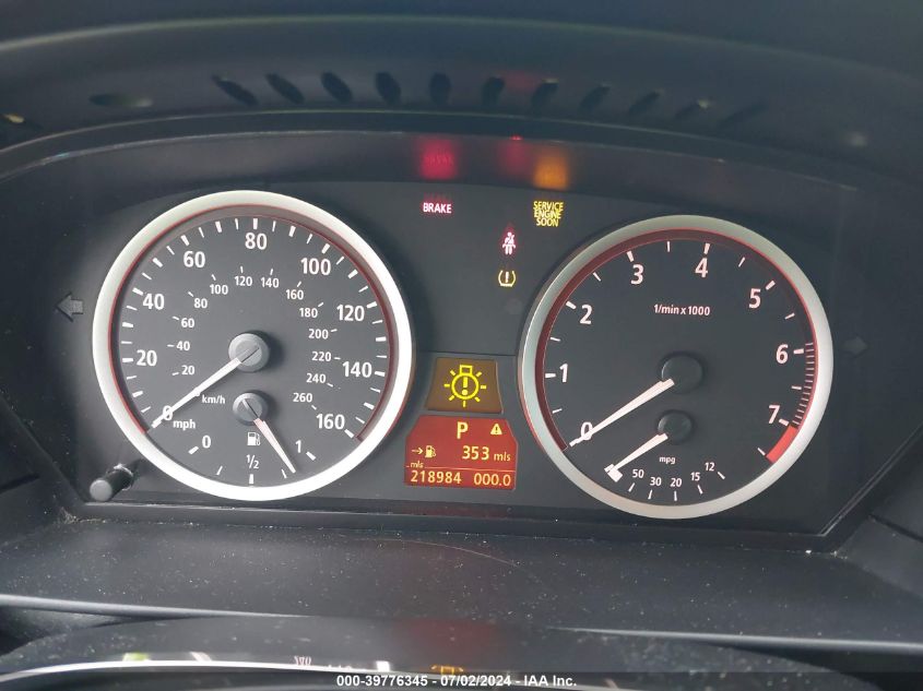 2007 BMW 530I VIN: WBANE73577CM47700 Lot: 39776345