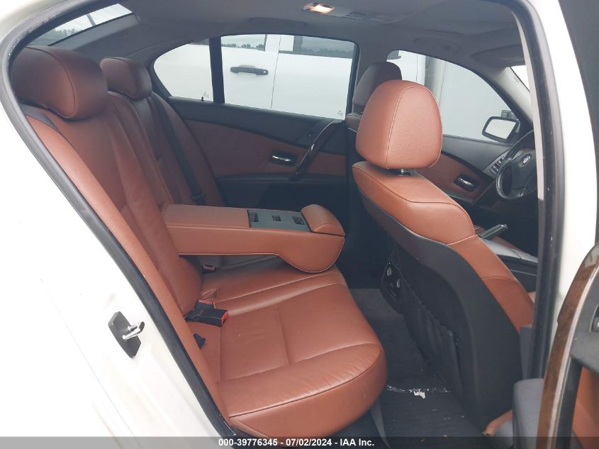 2007 BMW 530I VIN: WBANE73577CM47700 Lot: 39776345