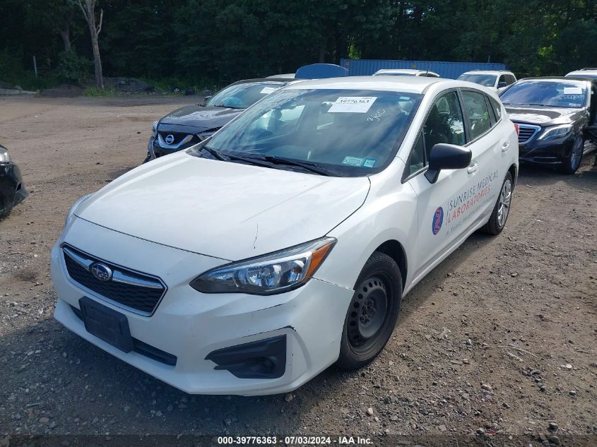 2019 Subaru Impreza 2.0I VIN: 4S3GTAA68K3730450 Lot: 39776363