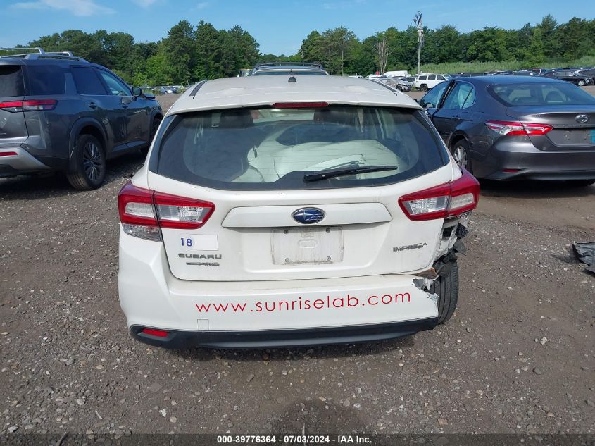 2019 Subaru Impreza 2.0I VIN: 4S3GTAA68K3736572 Lot: 39776364