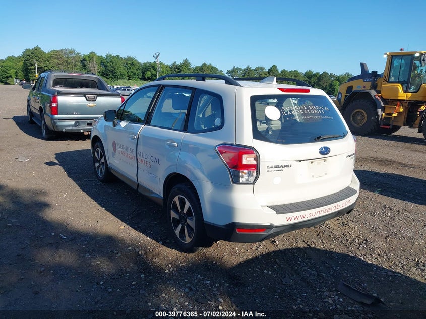 2017 Subaru Forester 2.5I VIN: JF2SJABC8HH519878 Lot: 39776365