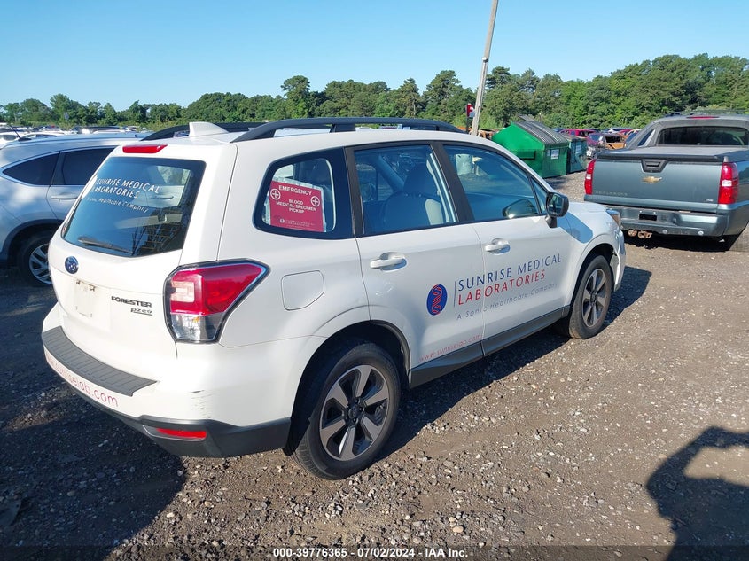 2017 Subaru Forester 2.5I VIN: JF2SJABC8HH519878 Lot: 39776365