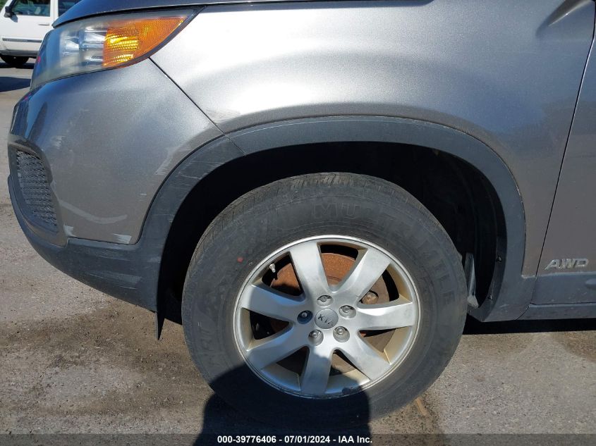 2013 Kia Sorento Lx V6 VIN: 5XYKTDA23DG375971 Lot: 39776406