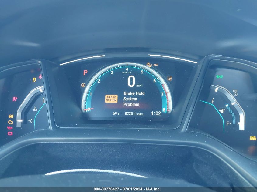 2020 Honda Civic Lx VIN: SHHFK7H32LU406216 Lot: 39776427