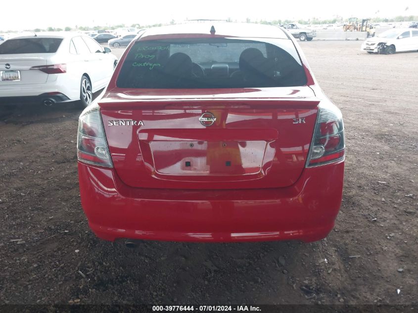 3N1AB6AP3CL661383 2012 Nissan Sentra 2.0 Sr
