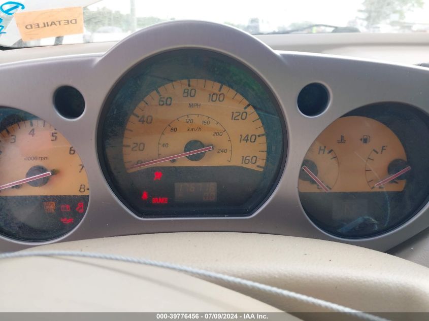 2004 Nissan Murano Sl/Se VIN: JN8AZ08T14W212566 Lot: 39776456