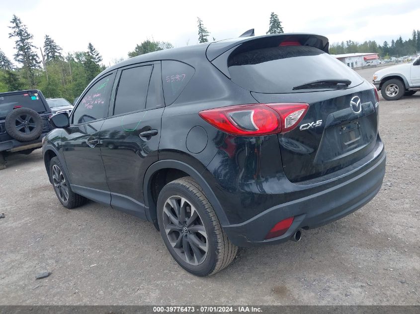 2016 Mazda Cx-5 Grand Touring VIN: JM3KE2DY5G0909925 Lot: 39776473
