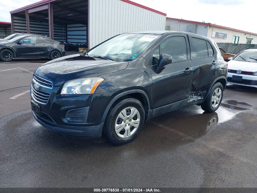 KL7CJKSB0GB665643 2016 CHEVROLET TRAX - Image 2