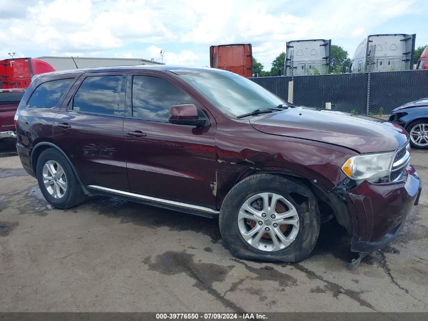 2012 Dodge Durango Sxt VIN: 1C4RDJAG8CC195782 Lot: 39776550