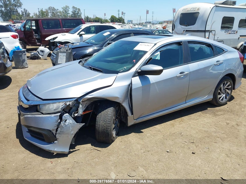VIN 2HGFC2F72HH524020 2017 HONDA CIVIC EX