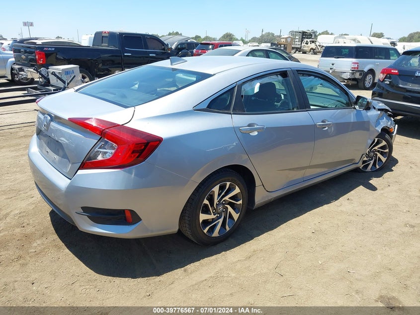 VIN 2HGFC2F72HH524020 2017 HONDA CIVIC EX