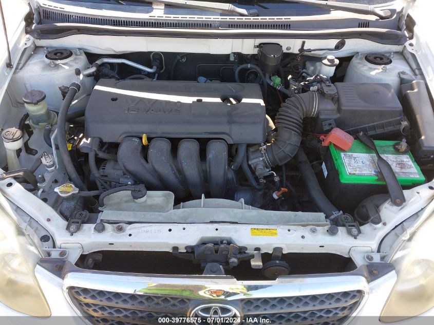 2005 Toyota Corolla S VIN: 1NXBR32EX5Z536216 Lot: 39776575