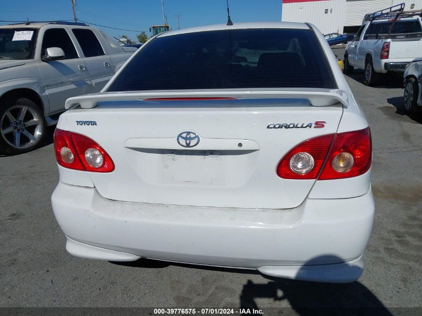 2005 Toyota Corolla S VIN: 1NXBR32EX5Z536216 Lot: 39776575