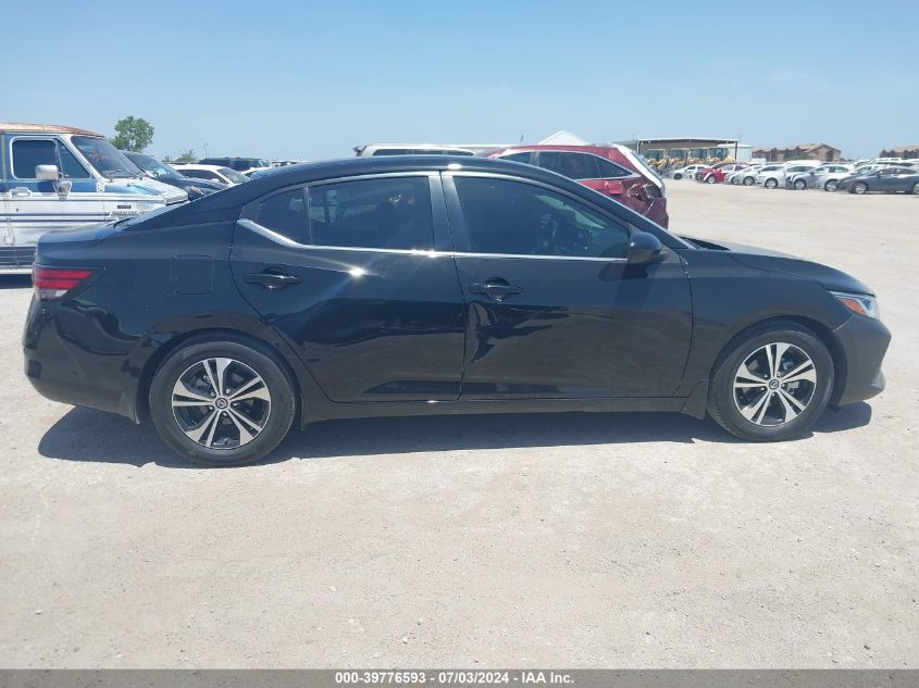 2022 Nissan Sentra Sv Xtronic Cvt VIN: 3N1AB8CV6NY250833 Lot: 39776593