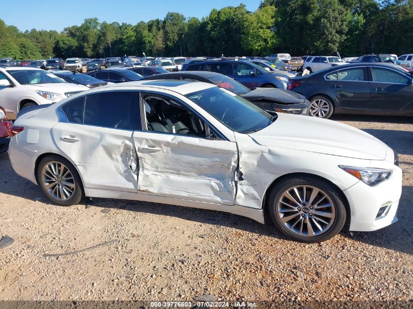 2018 Infiniti Q50 3.0T Luxe VIN: JN1EV7AR6JM431601 Lot: 39776603