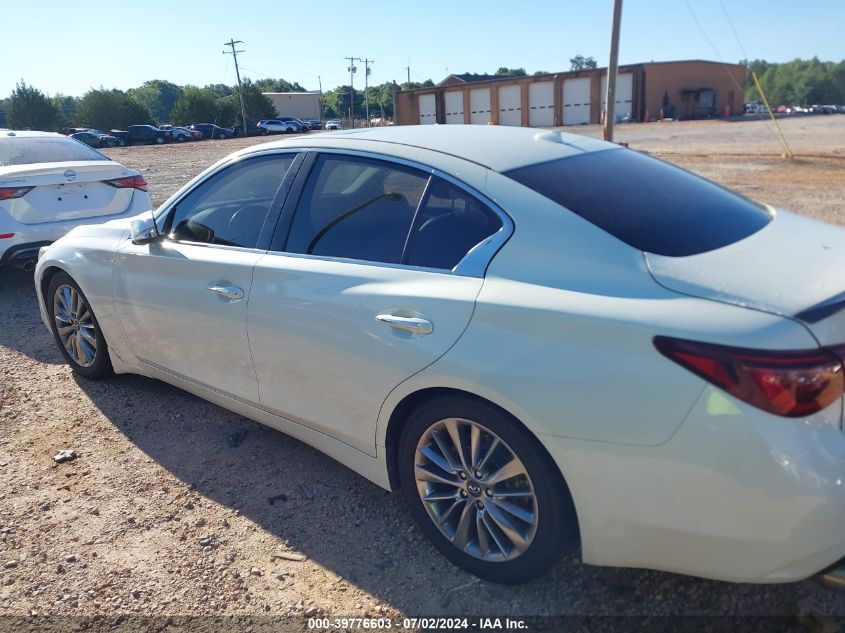 2018 Infiniti Q50 3.0T Luxe VIN: JN1EV7AR6JM431601 Lot: 39776603