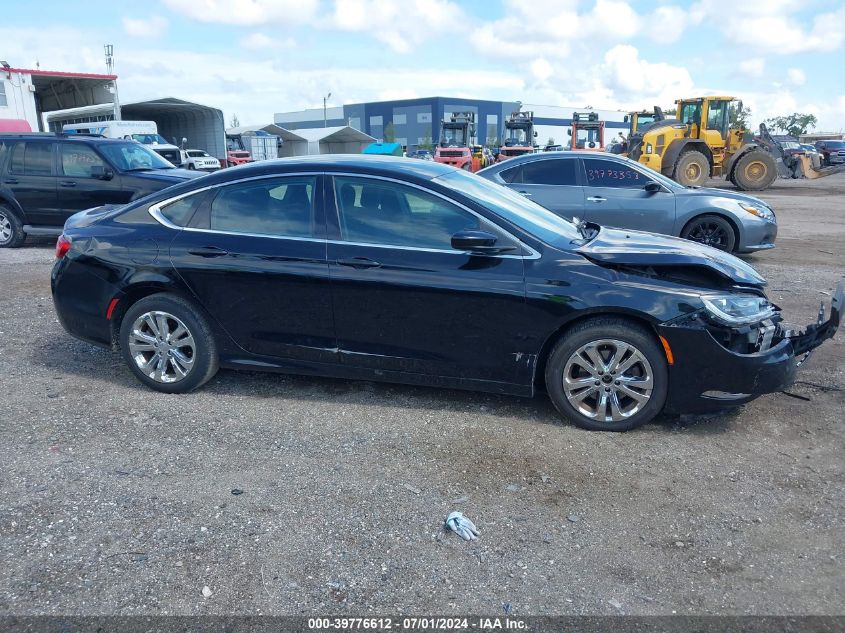 2016 Chrysler 200 Limited VIN: 1C3CCCAB3GN155021 Lot: 39776612