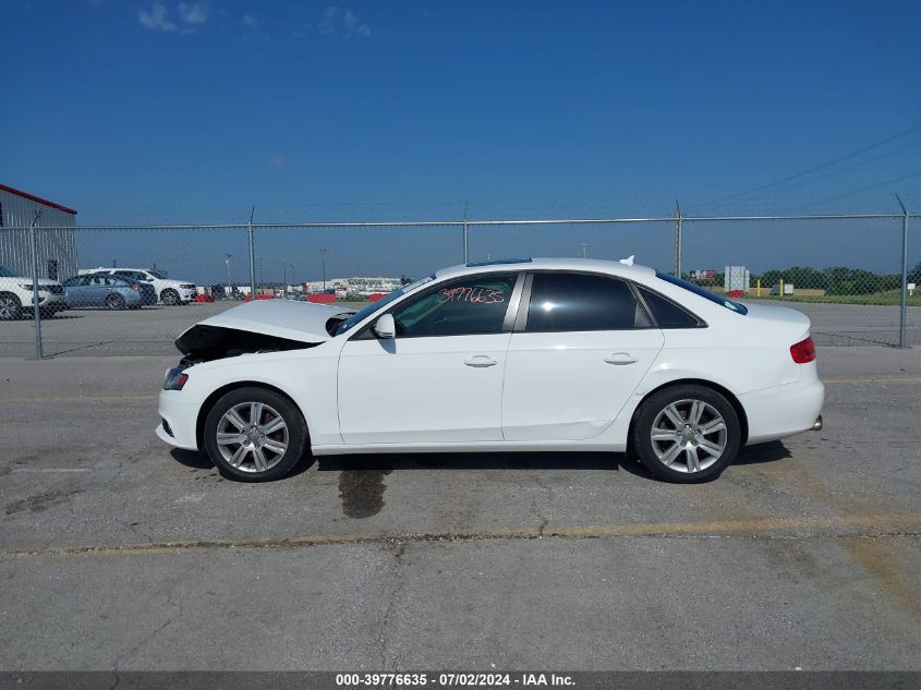 2009 Audi A4 2.0T Premium VIN: WAULF78K39N054691 Lot: 39776635