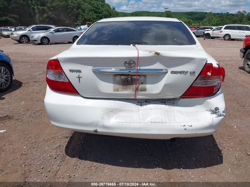 2003 Toyota Camry Le/Xle/Se VIN: 4T1BE32K83U230078 Lot: 39776655