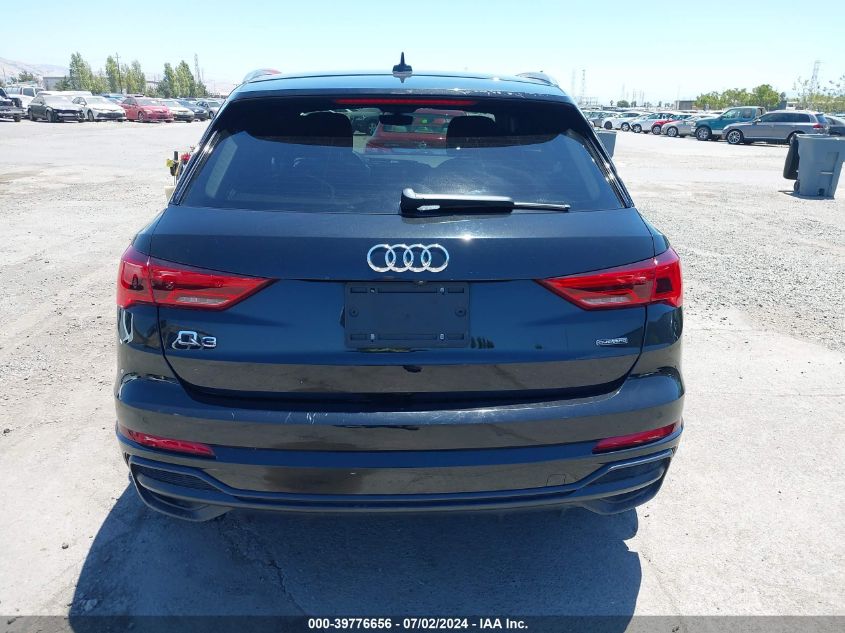 2020 Audi Q3 Premium Plus 45 Tfsi S Line Quattro Tiptronic VIN: WA1EECF36L1034236 Lot: 39776656