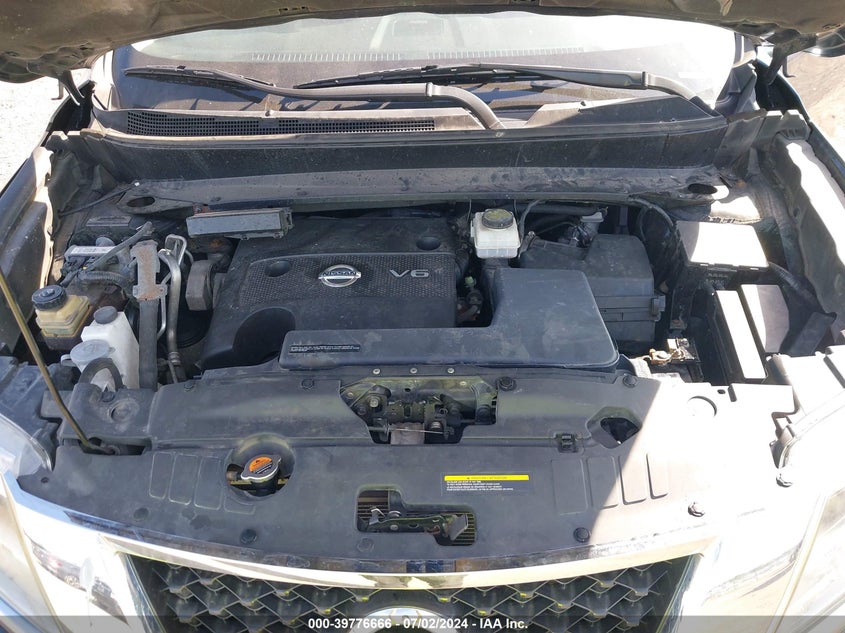 2014 Nissan Pathfinder Sl VIN: 5N1AR2MM0EC647096 Lot: 39776666