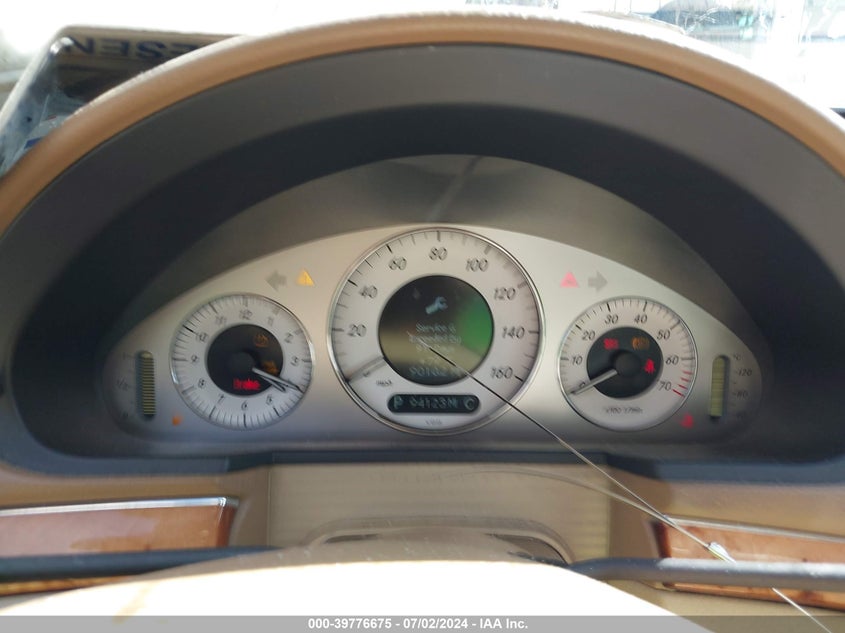 2009 Mercedes-Benz E 350 4Matic VIN: WDBUF87X29B427990 Lot: 39776675