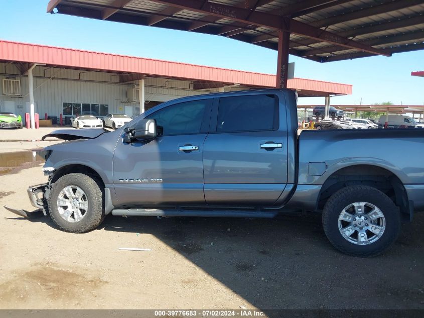 2018 Nissan Titan Sv/Sl/Pro-4X/Plat Res VIN: 1N6AA1E58JN502834 Lot: 39776683