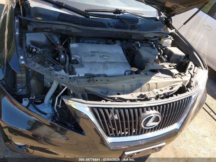 2012 Lexus Rx 350 VIN: 2T2BK1BA3CC133162 Lot: 39776691