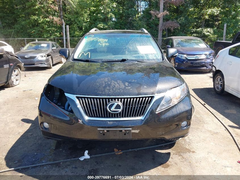 2012 Lexus Rx 350 VIN: 2T2BK1BA3CC133162 Lot: 39776691